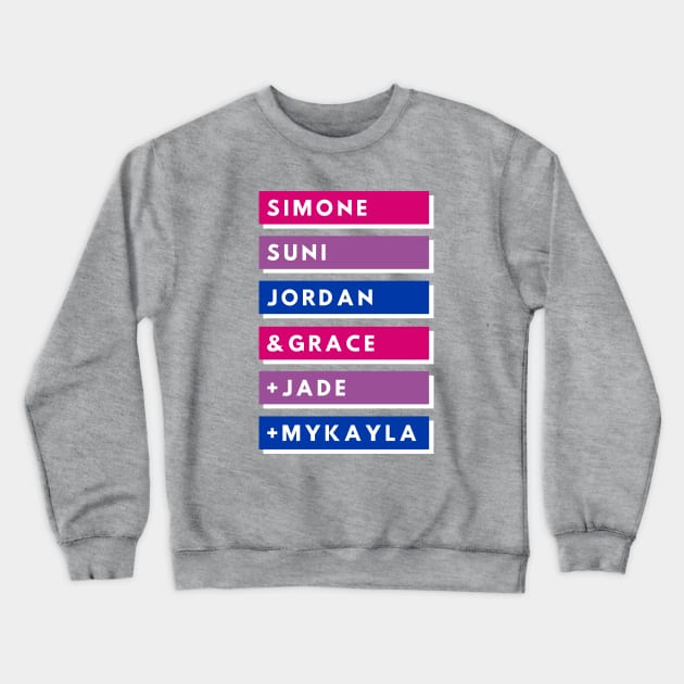 TEAM USA 202ONE (bisexual colors) Crewneck Sweatshirt by Half In Half Out Podcast